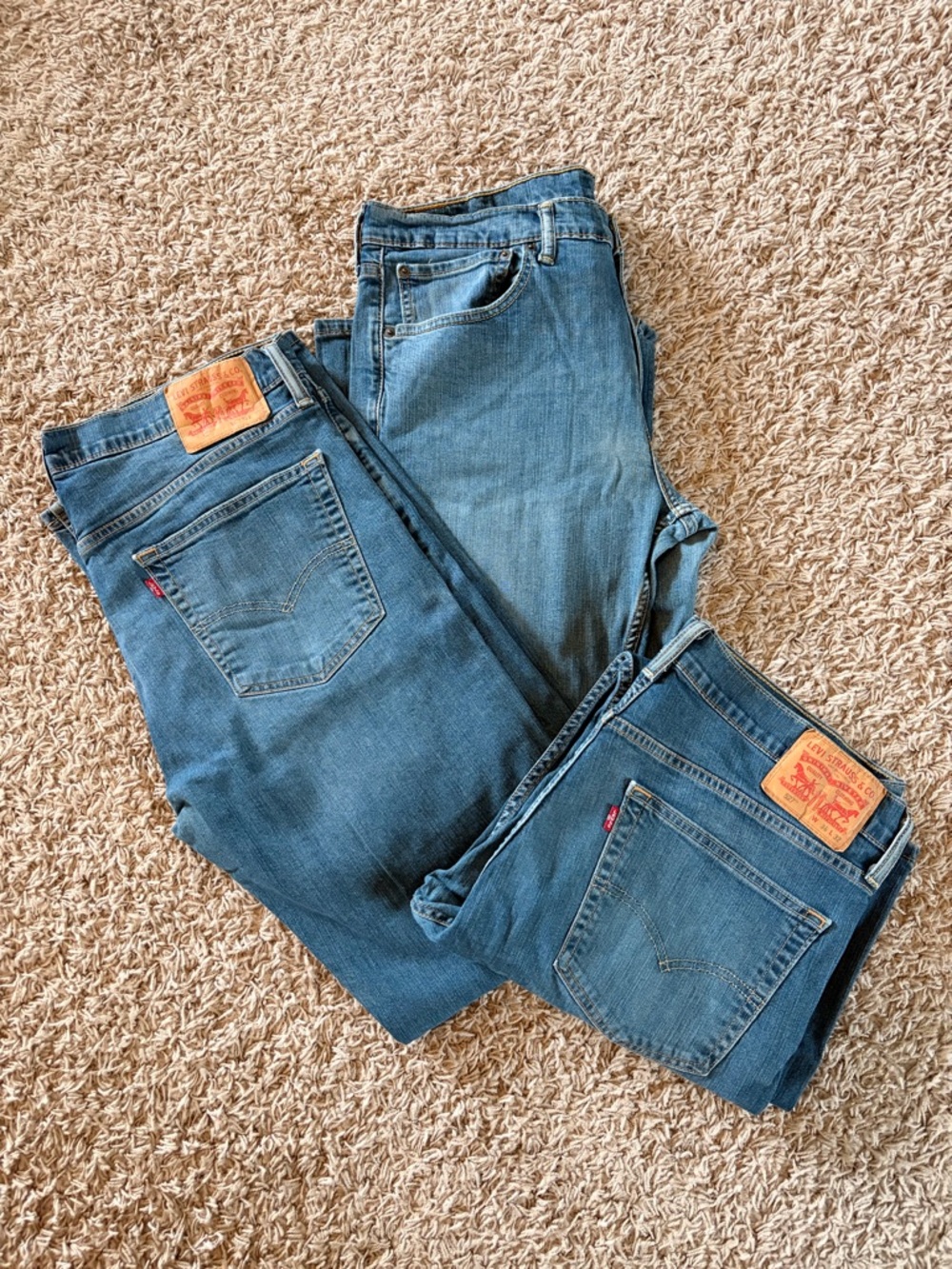 Levi's 527 Men's Denim Jeans Pair in Medium Blue